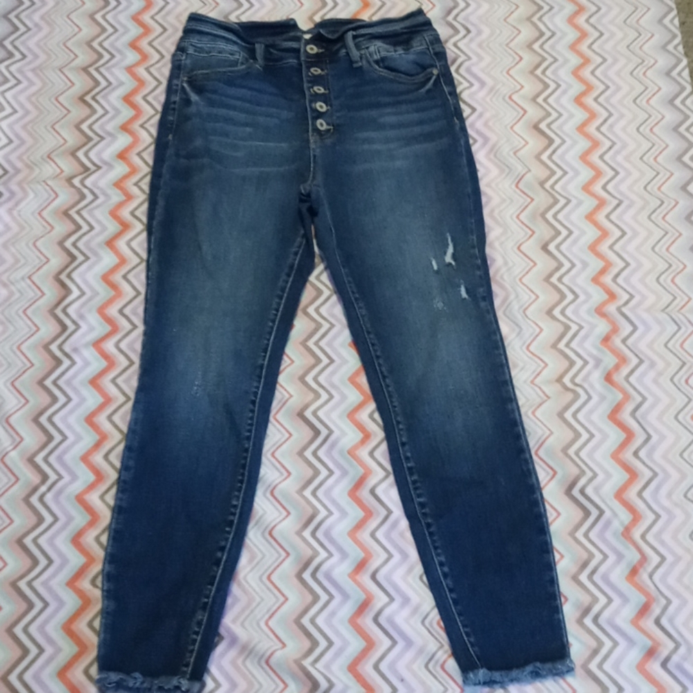 Kancan Button Fly Jeans